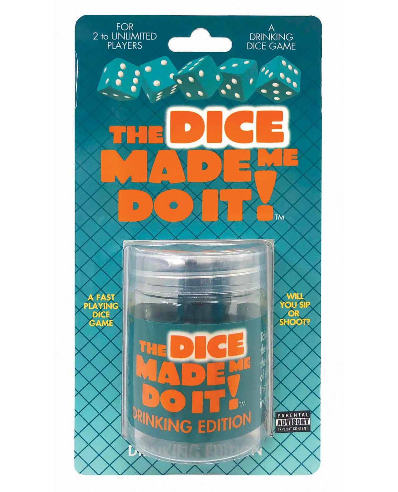 Little Genie Drinking Game Dice with Fun Instructions for Adult Party Entertainment