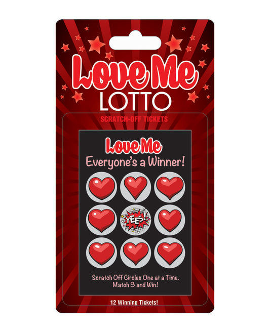 Little Genie Setting The Mood Love Me Lotto Scratch-Off Tickets with Fun Surprises for Couples Romance