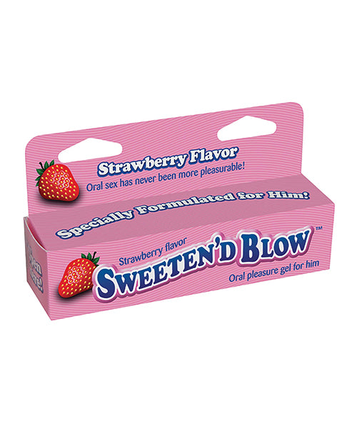 Little Genie Oral Lubricant Strawberry Flavor Flavored Lube Tube for Enhanced Oral Pleasure