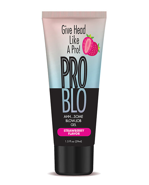 Pro Blo Sexual Enhancer Strawberry Oral Pleasure Gel with Lubricating Formula for Enhanced Oral Sensation