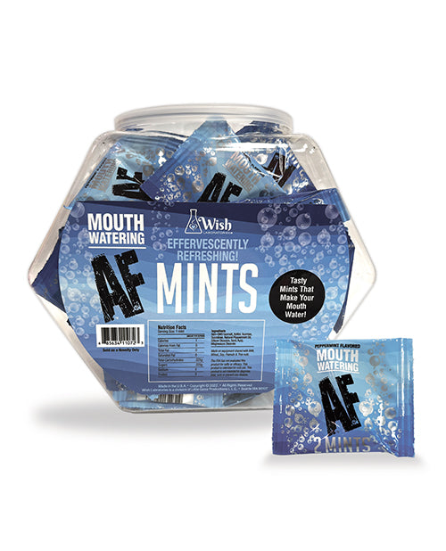 Candy Prints Mouth Watering AF Mints dual pack for increased mouth wetness and enhanced oral pleasure