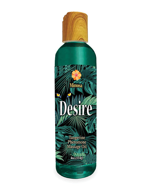 Little Genie Massage Oil Pheromone-Enhanced Tangerine Scented for Relaxation and Attraction