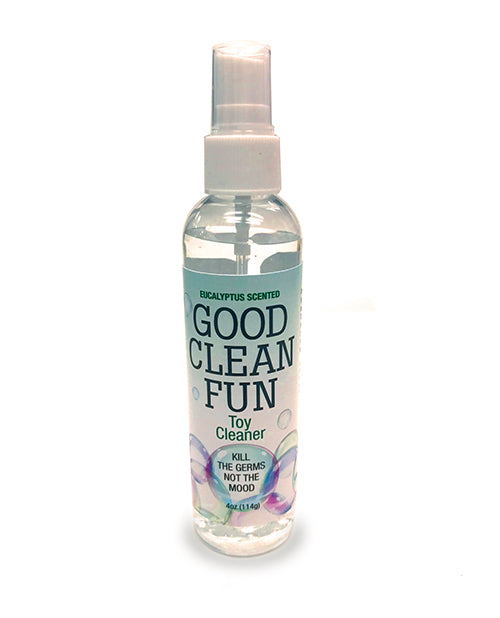Little Genie Toy Cleaner 4 oz Bottle Eucalyptus Scented Disinfectant Spray for Effective Adult Toy Hygiene