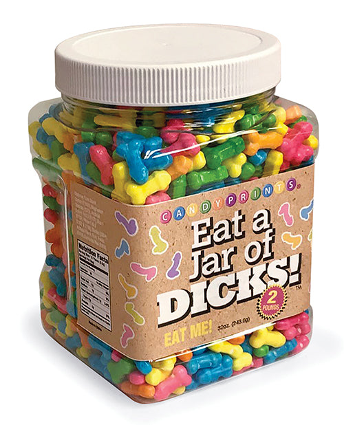 Candy Prints Candy Jar Fruit-Flavored Novelty Dick-Shaped Candy for Bachelorette Party Fun