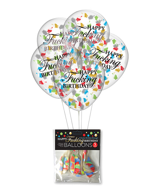 Candy Prints Confetti Balloons Bold Birthday Print Finger Confetti for Humorous Party Decor