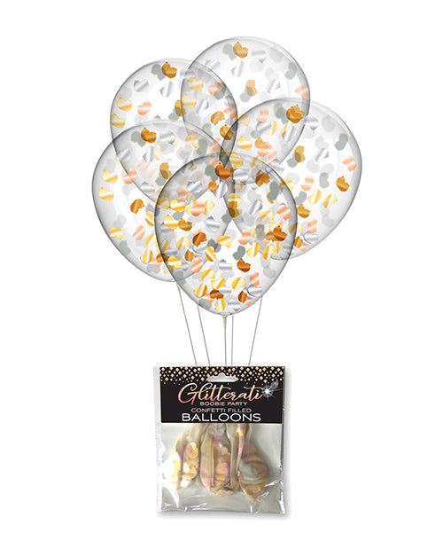 Candy Prints Bachelorette Balloons Metallic Confetti Boob Design for Festive Party Decorations