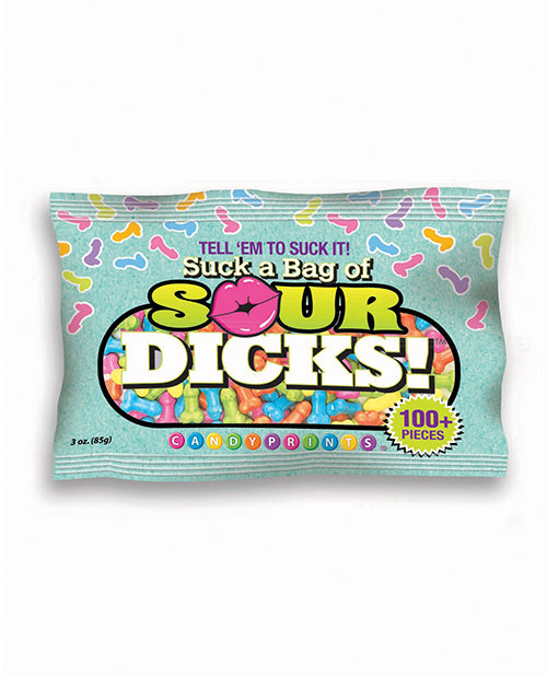Candy Prints Novelty Candy Bag Fruit-Flavored Sour Dick Candies for Party Gag Gift or Bachelorette Fun