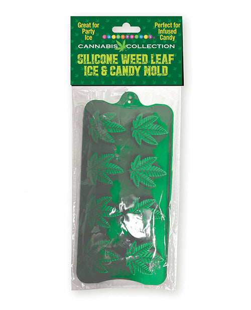 Candy Prints Cannabis Leaf Silicone Mold with 11 Cavities for Chocolates and Ice Cubes for Creative Kitchen Treats