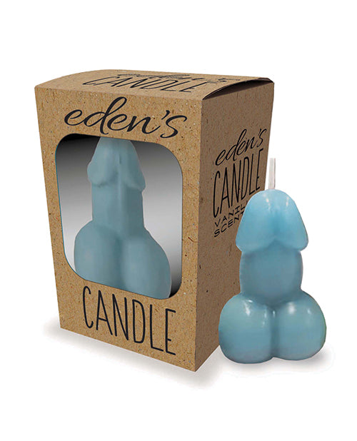 Little Genie Penis Candle Blue Vanilla Scent with Long Burn Time for Mood-Setting Home Décor