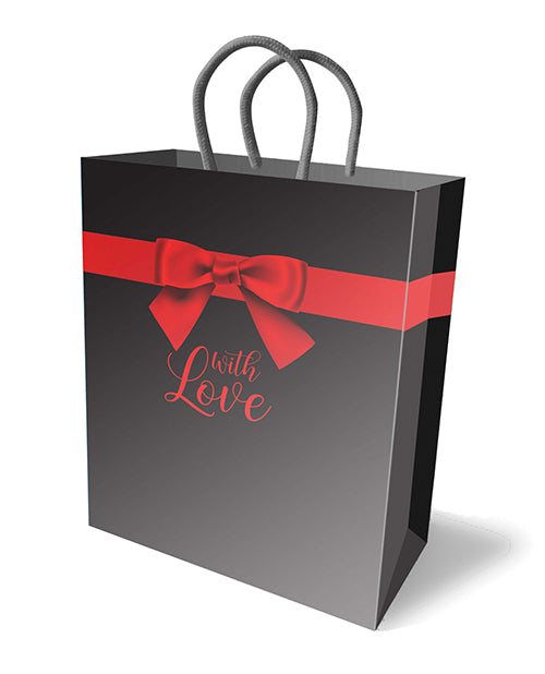 Little Genie Gift Bag Red Bow Design Durable Handles for Stylish and Versatile Gift Presentation