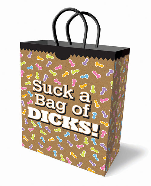 Little Genie Bachelorette Gift Bag with Humorous Print and Woven Handles for Party Gifting