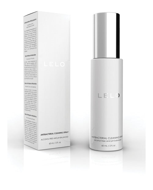 LELO Antibacterial Toy Cleaning Spray pH Balanced Zinc Salt Formula for Safe Intimate Toy Hygiene