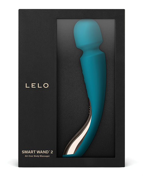 LELO Smart Wand 2 Medium Ocean Blue Full-Body Massager with 10 Vibration Patterns