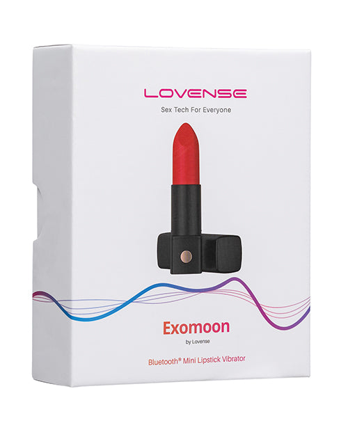 Lovense Stimulators Bluetooth Lipstick Bullet Vibrator Matte Black Case for Discreet Portable Pleasure