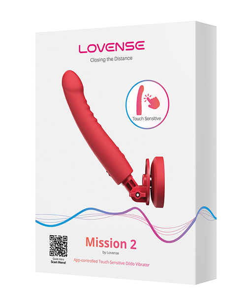 Lovense Dildo Vibrator Touch-Sensitive App-Controlled Suction Cup for Customizable Pleasure
