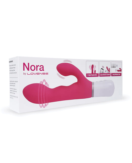 Lovense Vibrator Rabbit Style Rotating Head App-Connected for G-Spot and Clitoral Stimulation