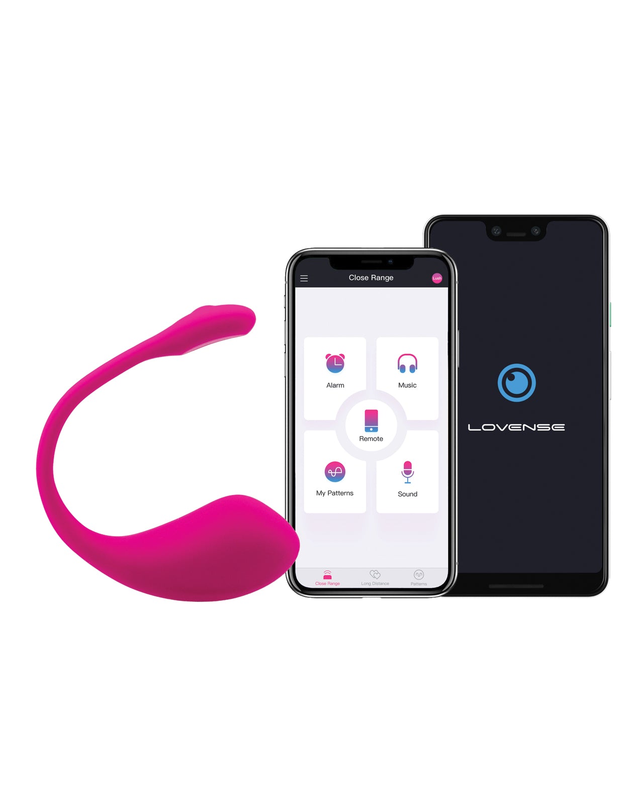 Lovense Lush 2.0 Bluetooth Remote Vibrator with Music Sync and App Control