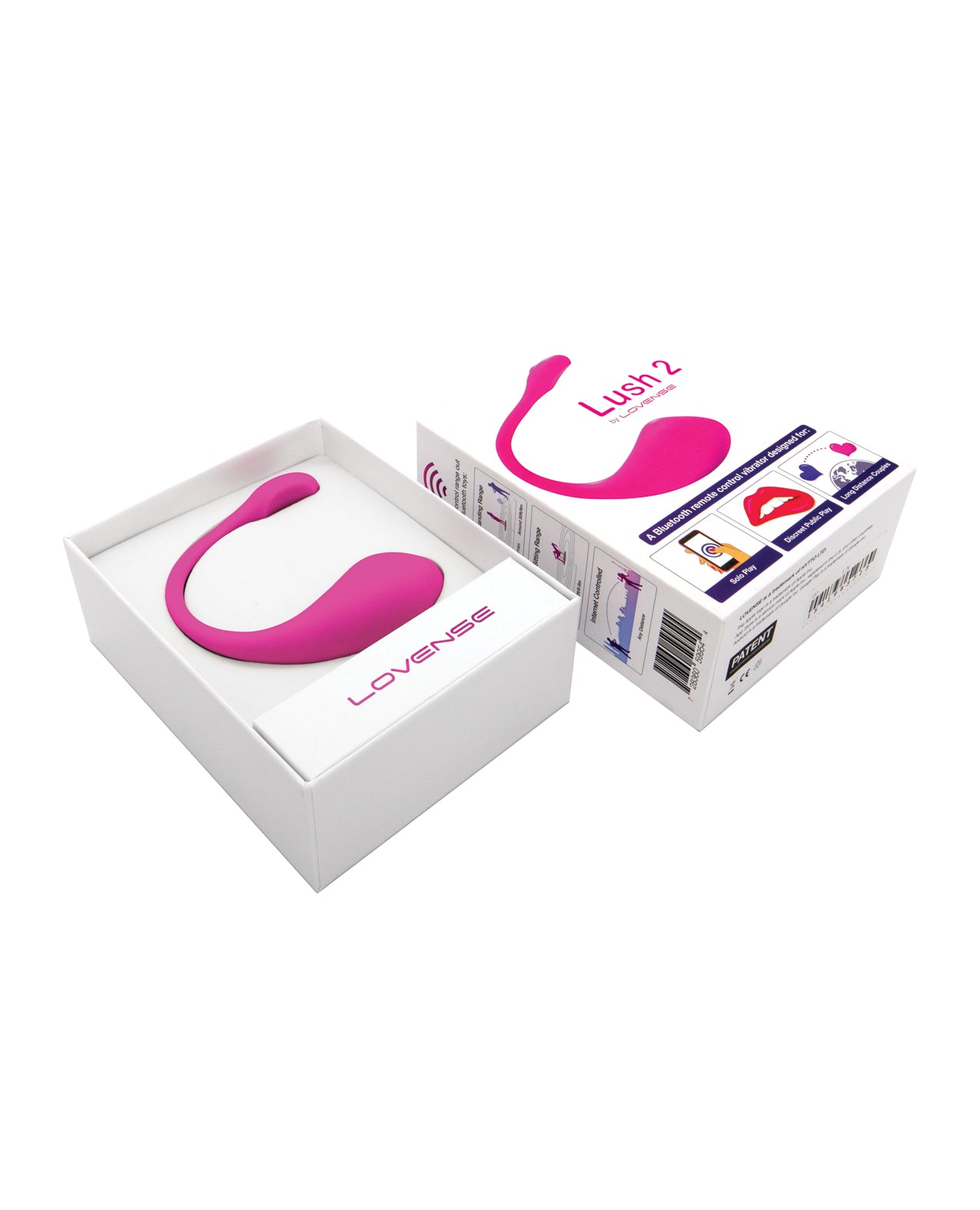 Lovense Lush 2.0 Bluetooth Remote Vibrator with Music Sync and App Control