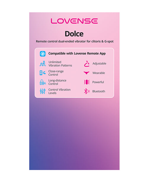 Lovense Display Card for Adjustable Dual Stimulator with Vibrant Graphics for Retail Product Stand