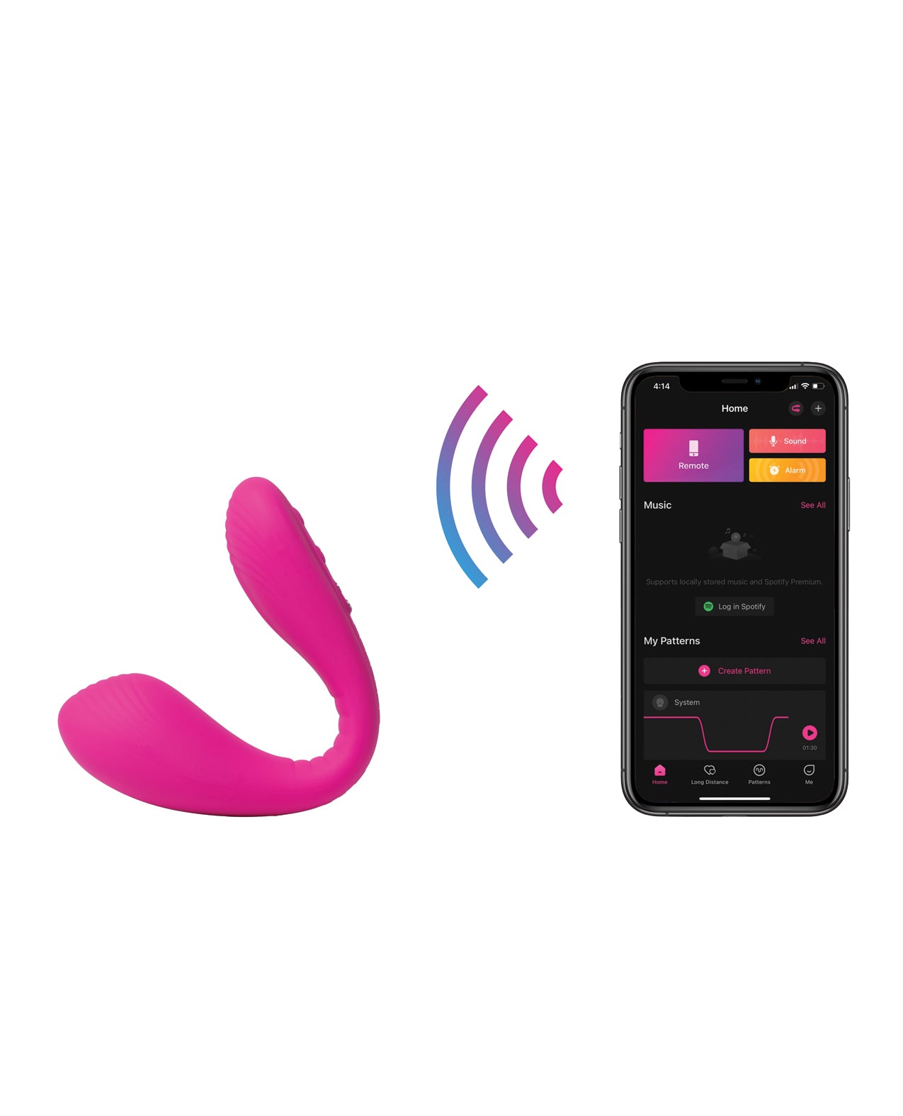 Lovense Stimulator Adjustable Dual Motor App Controlled Waterproof Vibrator for Personalized Pleasure App