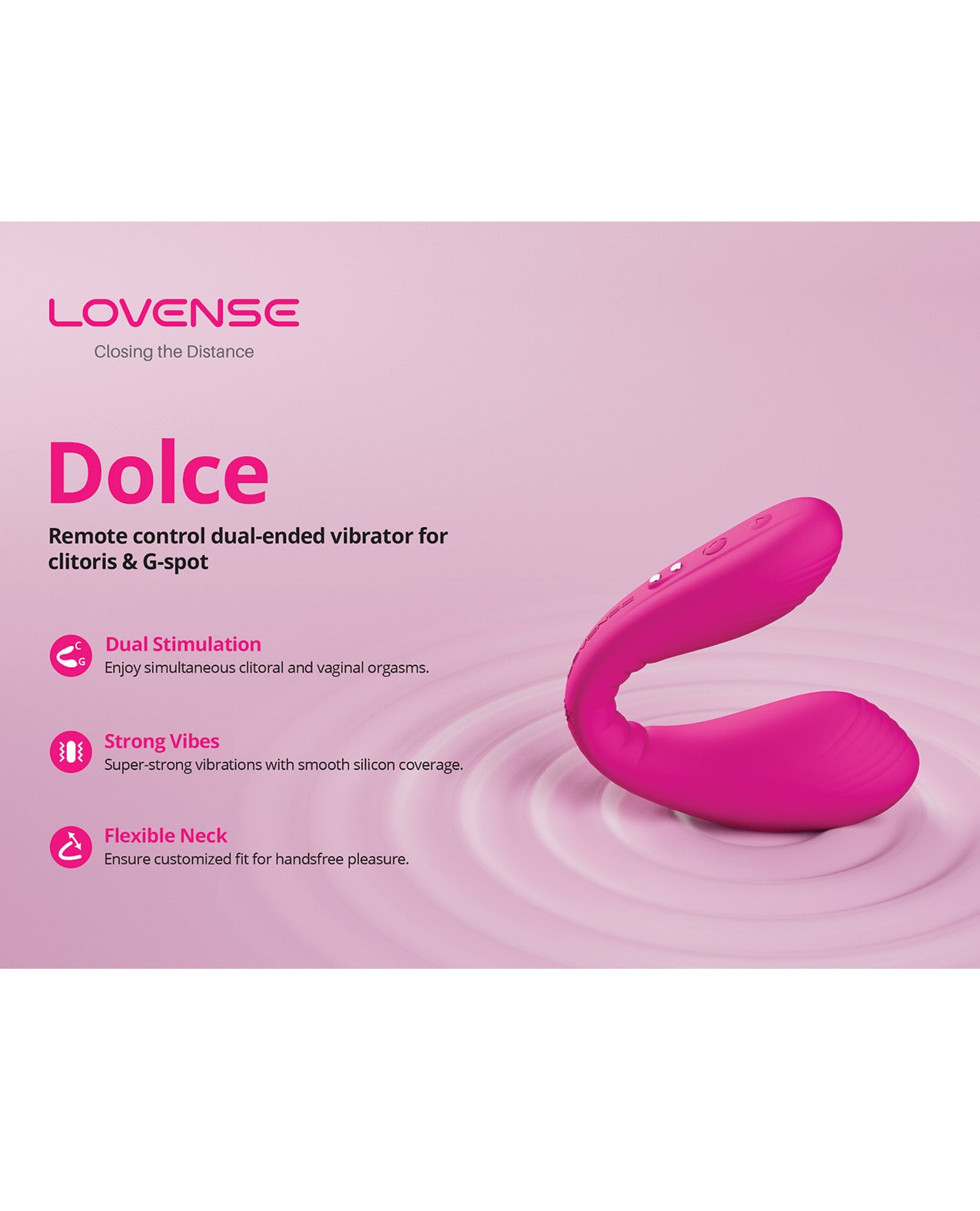 Lovense Stimulator Adjustable Dual Motor App Controlled Waterproof Vibrator for Personalized Pleasure Features