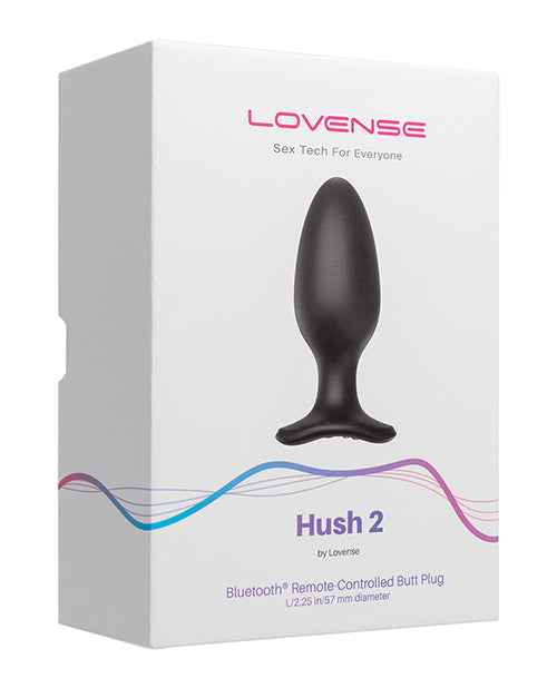 Lovense Vibrating Butt Plug 2.25 inch Spiraled Neck Silicone Design for Comfortable Anal Stimulation