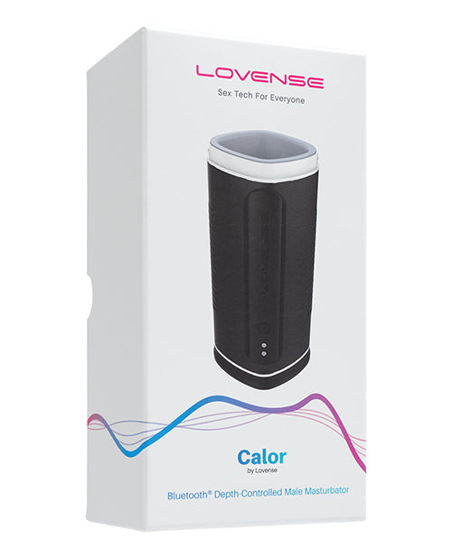 Lovense Male Masturbator Calor Compact Design with Heating and App Control for Personalized Pleasure