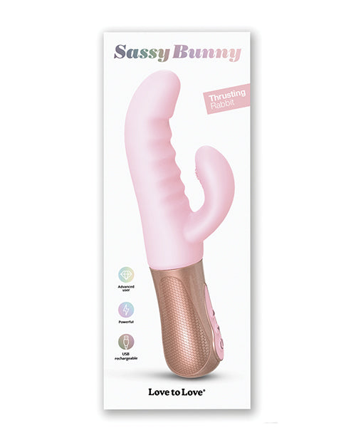 Love to Love Vibrator Thrusting G-Spot Dual Motors Tapping Feature for Enhanced Intimate Stimulation