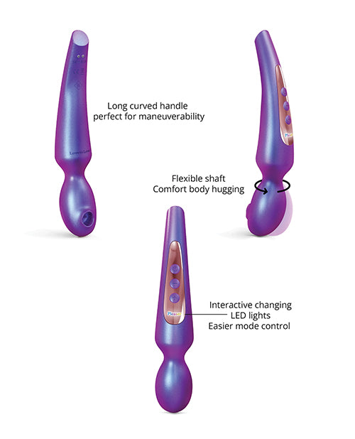 Iridescent Night Flapping Head Pleaser Wand with Sense Touch