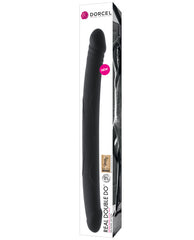 Dorcel Double Dong 16.5-Inch Silicone Ultra-Flexible Black Dildo for Versatile Intimate Play