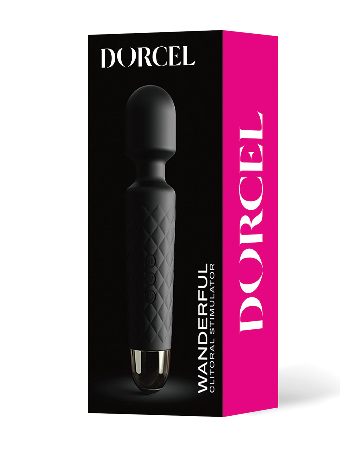 Dorcel Wanderful Black & Gold Vibrater in packaging