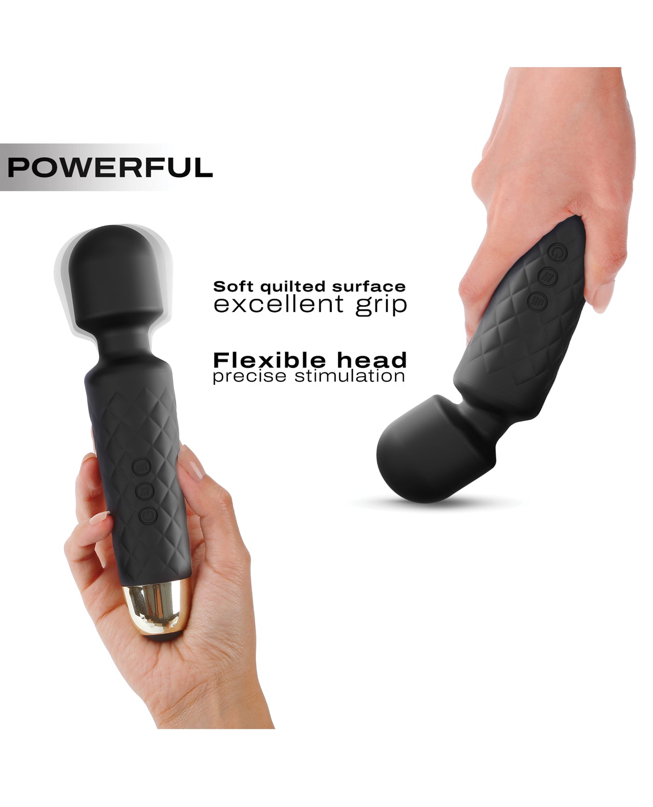 Dorcel Wanderful Vibrater with USB charging cable connected