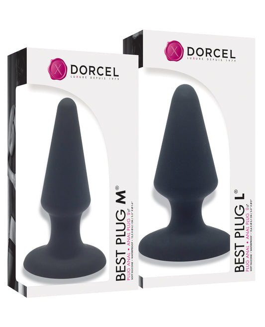 Dorcel Anal Products Best Plug Expert Kit Silicone Medium Large Sizes for Comfort and Exploration