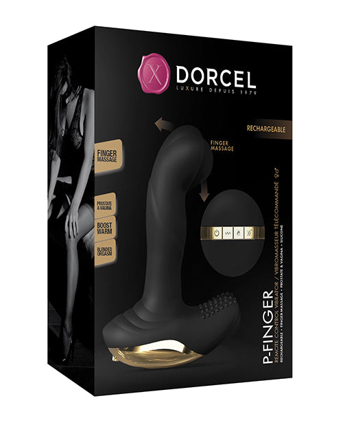 Dorcel Anal Product Ultra-soft Textured Silicone Remote-Control Vibrator with Warming for Prostate and Vaginal Stimulation