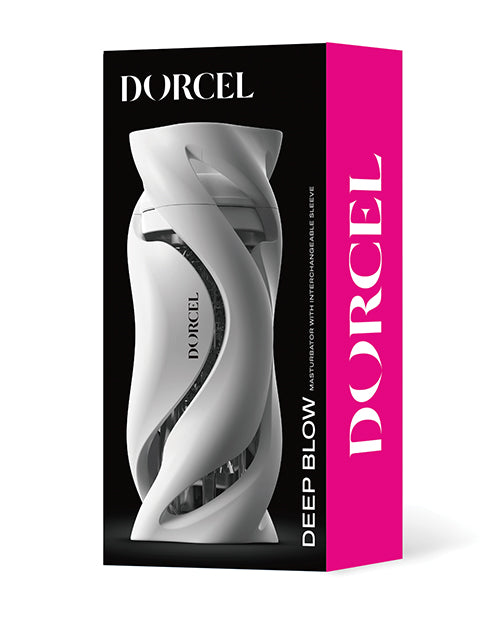 Dorcel Masturbator Transparent Manual Stroker with Ergonomic Sleeve and Textured Channel for Intense Solo Pleasure