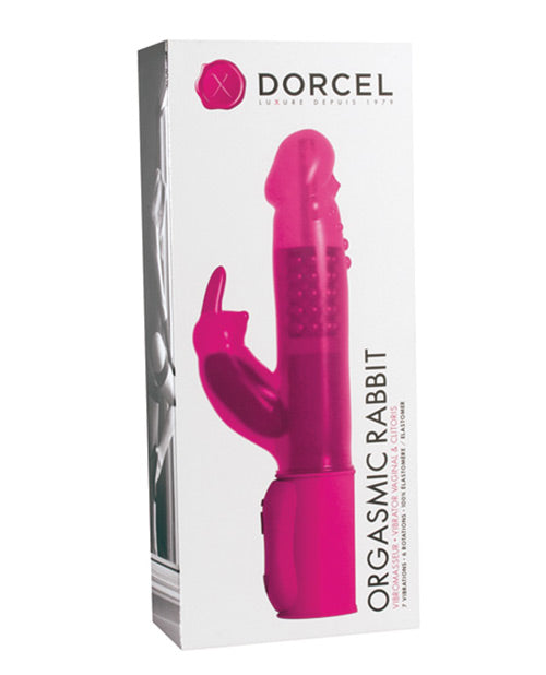 Dorcel Vibrator Orgasmic Rabbit Triple Stimulation Rotating G-Spot and Clitoral Stimulator for Enhanced Pleasure