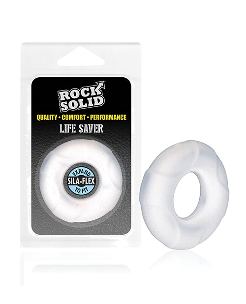 Rock Solid Penis Enhancement Ring Silicone Stretchy Translucent for Longer, Harder Erections