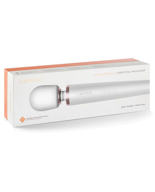Le Wand Massage Products Rechargeable Massager 10 Vibration Speeds Flexible Silicone Head for Relaxation and Pleasure