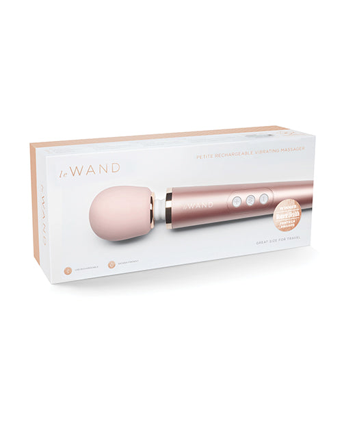 Le Wand Massage Product Petite Rechargeable Massager Rumbly Vibrations Flexible Neck for Relaxing Massage Sessions