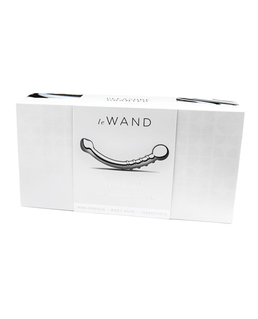 Le Wand Stainless Steel Wand Curved Design Dual-Ended for Targeted G-spot and P-spot Stimulation
