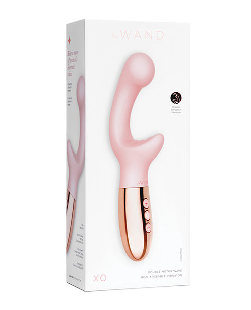 Le Wand Vibrator Double Motor Rechargeable with Bulbous G-Spot Tip and Textured Ridges for Dual Stimulation