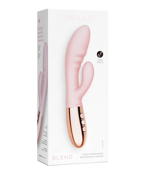 Le Wand Rabbit Vibrator Dual Motor Rechargeable Silicone Flexible Design for G-spot and Clitoral Stimulation