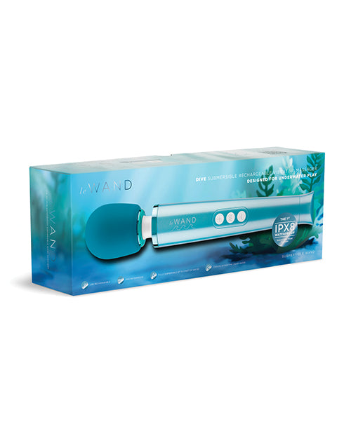 Le Wand Massage Products Waterproof Rechargeable Vibrating Massager with 10 Speeds for Aquatic Massage and Relaxation