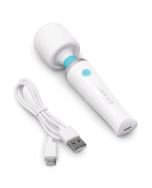 Le Wand Classique Mini Wand Massager – Compact Rechargeable Vibrator