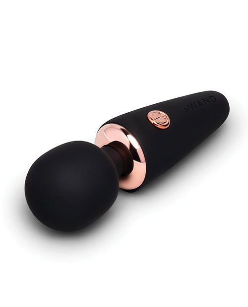 Le Wand Mini Micro Wand Vibrator in Black – Compact Rechargeable Massager
