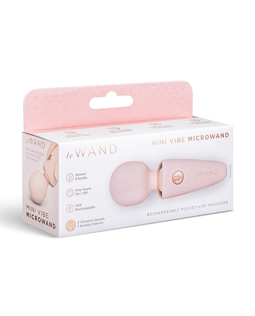 Le Wand Mini Micro Wand Vibrator in Pink