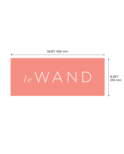 Le Wand Cardboard Logo Signage with Bold Branding and Lightweight Design for Promotional Display