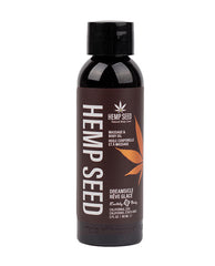 Earthly Body Massage Oil with Hemp Seed and Almond Oils for Sensitive Skin and Nourishing Relaxation