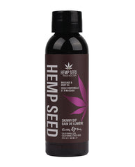 Earthly Body Massage Oil Sweet Vanilla Cotton Candy Scent with Hemp Seed for Nourishing Sensitive Skin