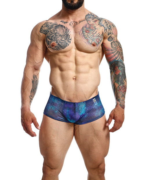 Male Basics Hip Hugger Boyshort Sheer Mesh with Low Rise Front for Modern Men’s Lingerie Comfort